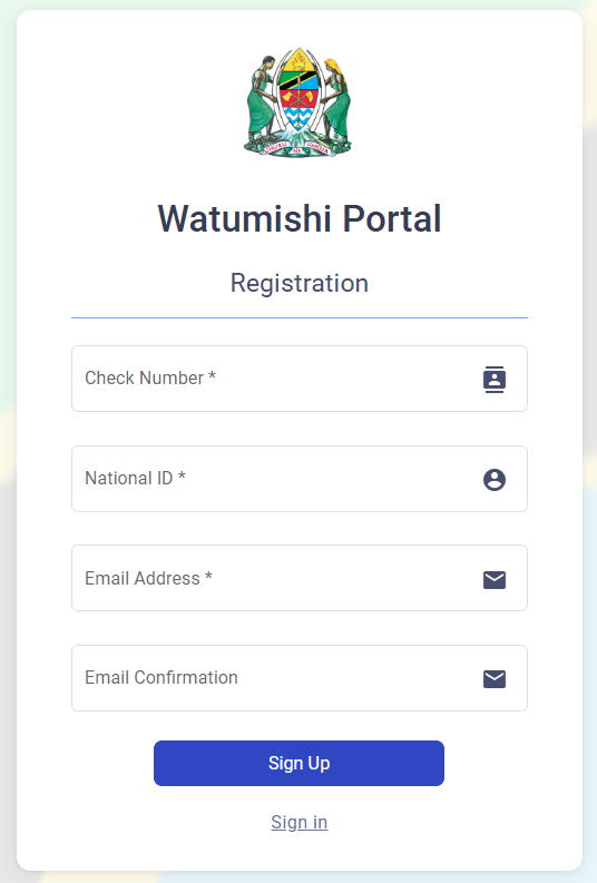 ESS Utumishi Portal